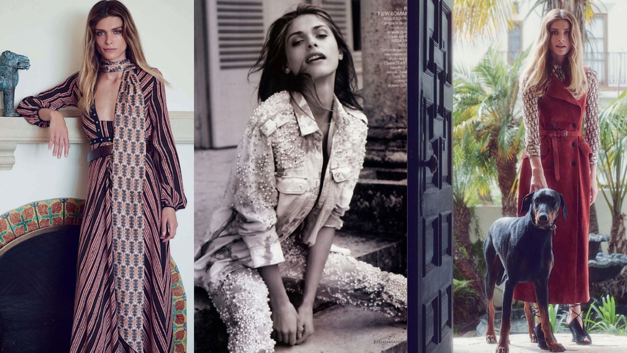 Elisa Sednaoui Poses in 70’s Inspired Looks for ELLE Italy: A Nostalgic Fashion Ode to the Disco Era